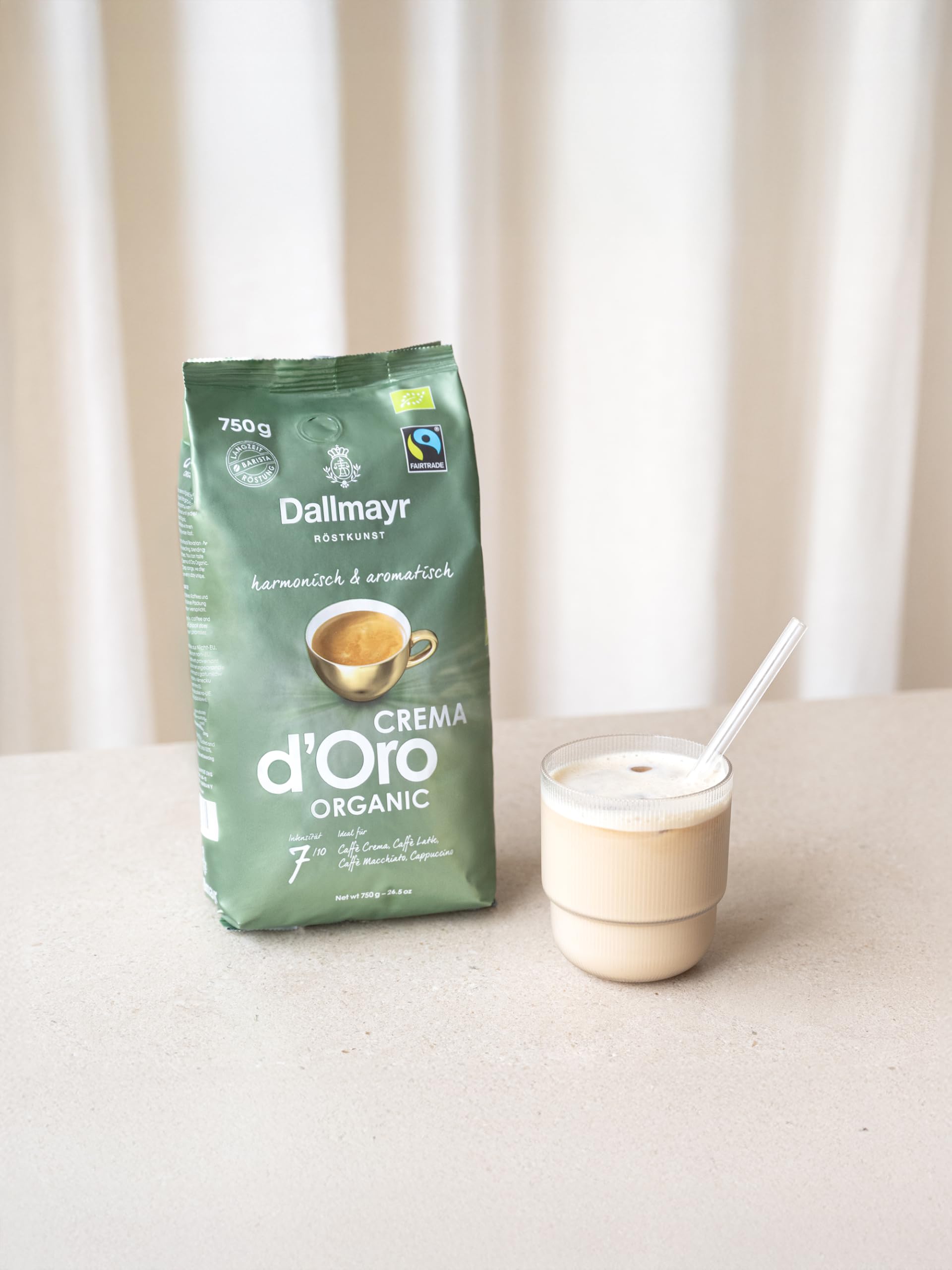 dallmayr-crema-d-oro-organic-750g-bio-kaffeebohnen-100-arabica image 3