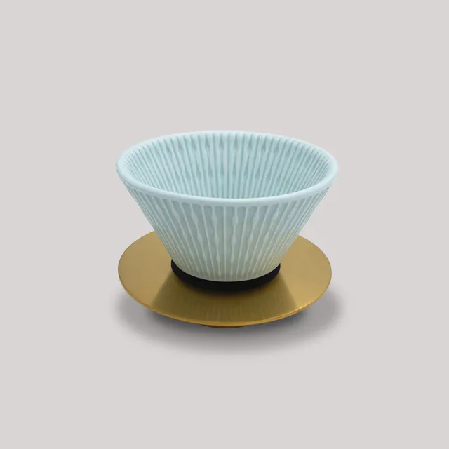 elbgold-flatbed-dripper-set-mit-dripper-stand-aus-keramik image 1