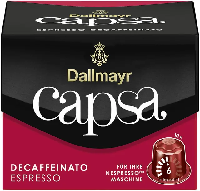 dallmayr-capsa-espresso-decaffeinato-espresso-kapseln-entkoffeiniert-10-kapseln- image 1