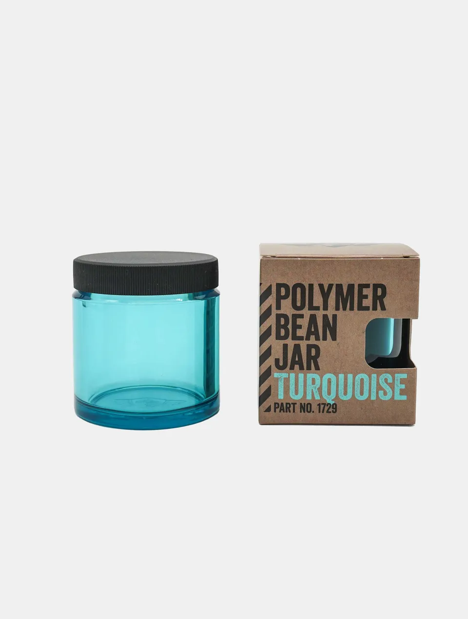 supremo-polymer-glas-t-rkis-bean-jar-f-r-comandante-c40-mk3-mk4 image 1