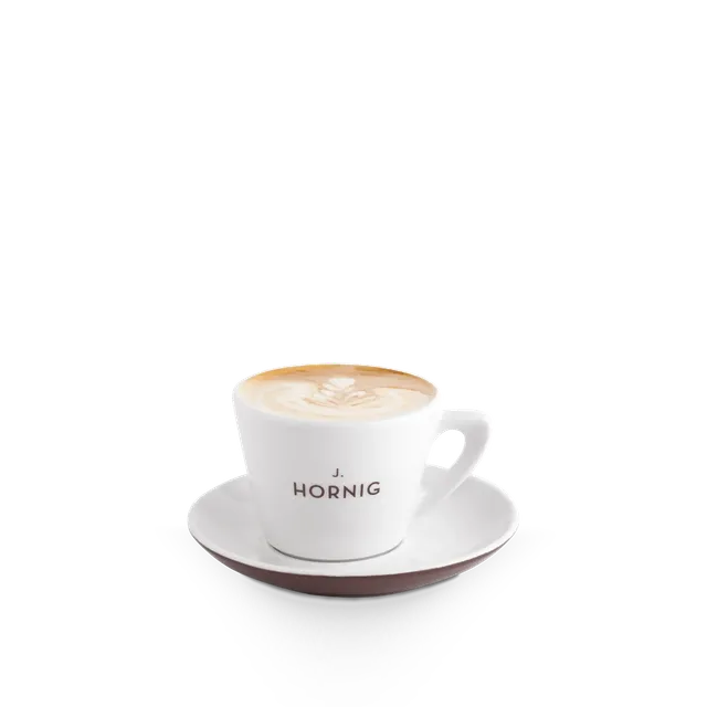 j-hornig-cappuccinotasse-untertasse-braun-180-ml-porzellan image 1