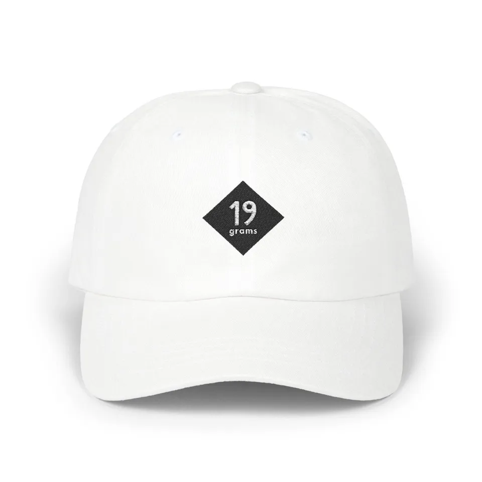 19grams-logo-dad-cap-classic-cap-in-hellblau-pink-oder-wei image 1