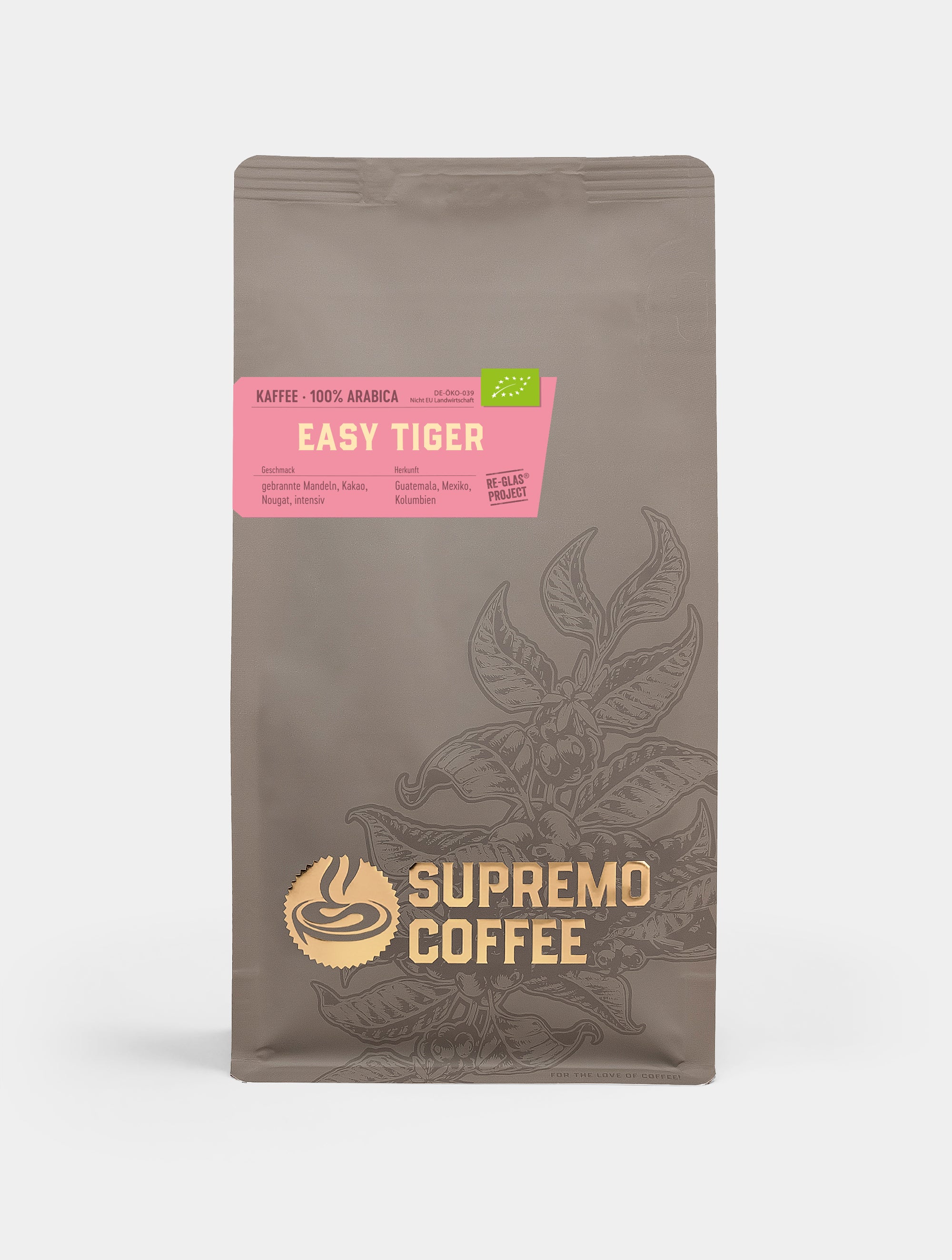 supremo-easy-tiger-kaffeebohnen-100-arabica-bio-nussig image 2