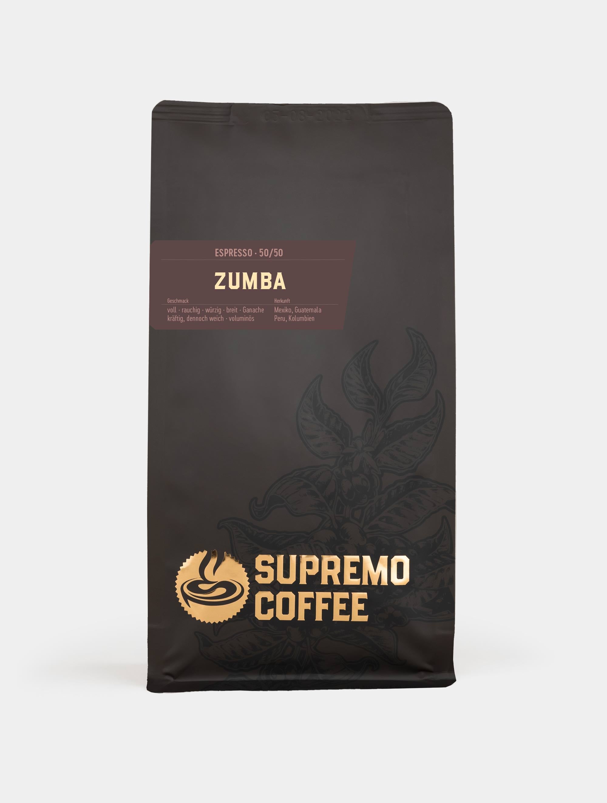 supremo-zumba-espresso-50-50-arabica-robusta-blend image 2