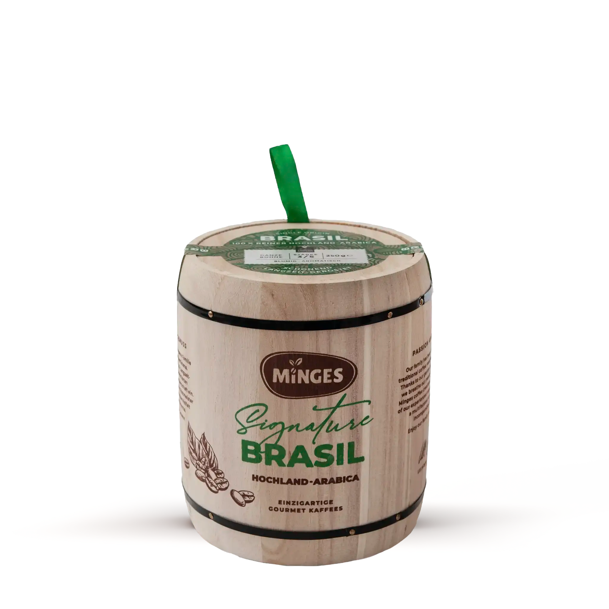 minges-signature-brasil-holzfass-ganze-bohne-250-g image 1