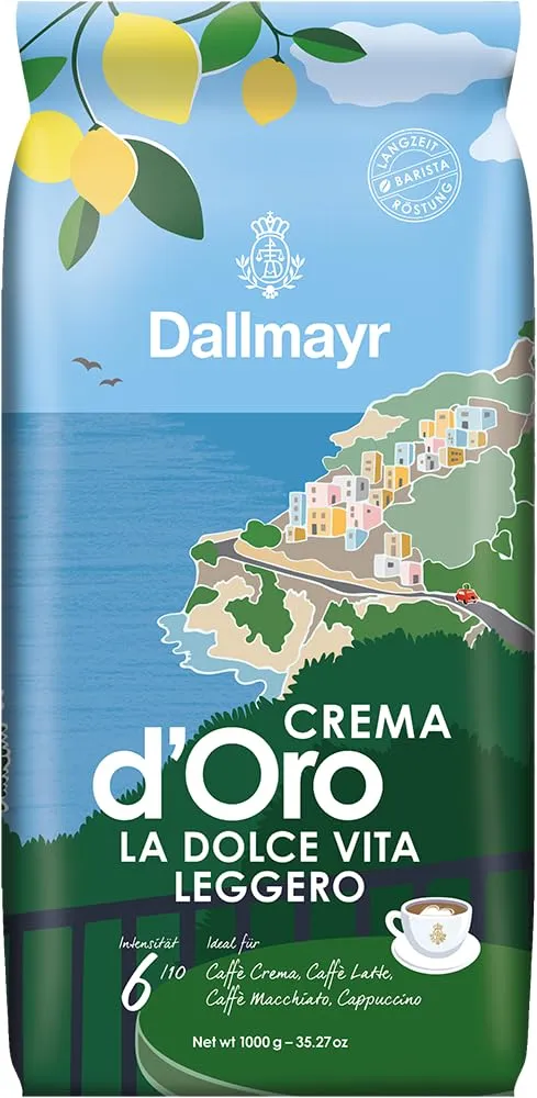 dallmayr-crema-d-oro-la-dolce-vita-leggero-1000g-ganze-bohne-limitierte-edition image 1
