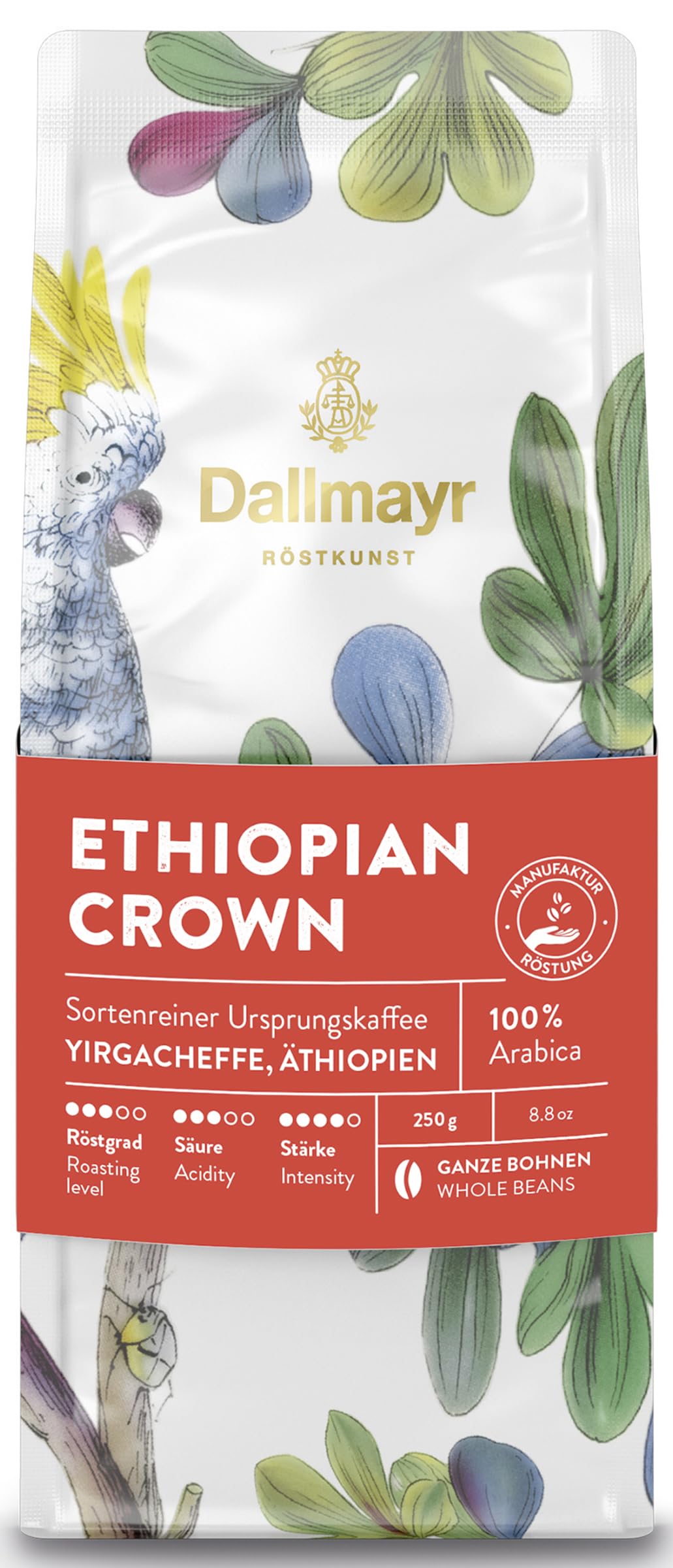 dallmayr-ethiopian-crown-ganze-bohne-250g-yirgacheffe-grade-1 image 1