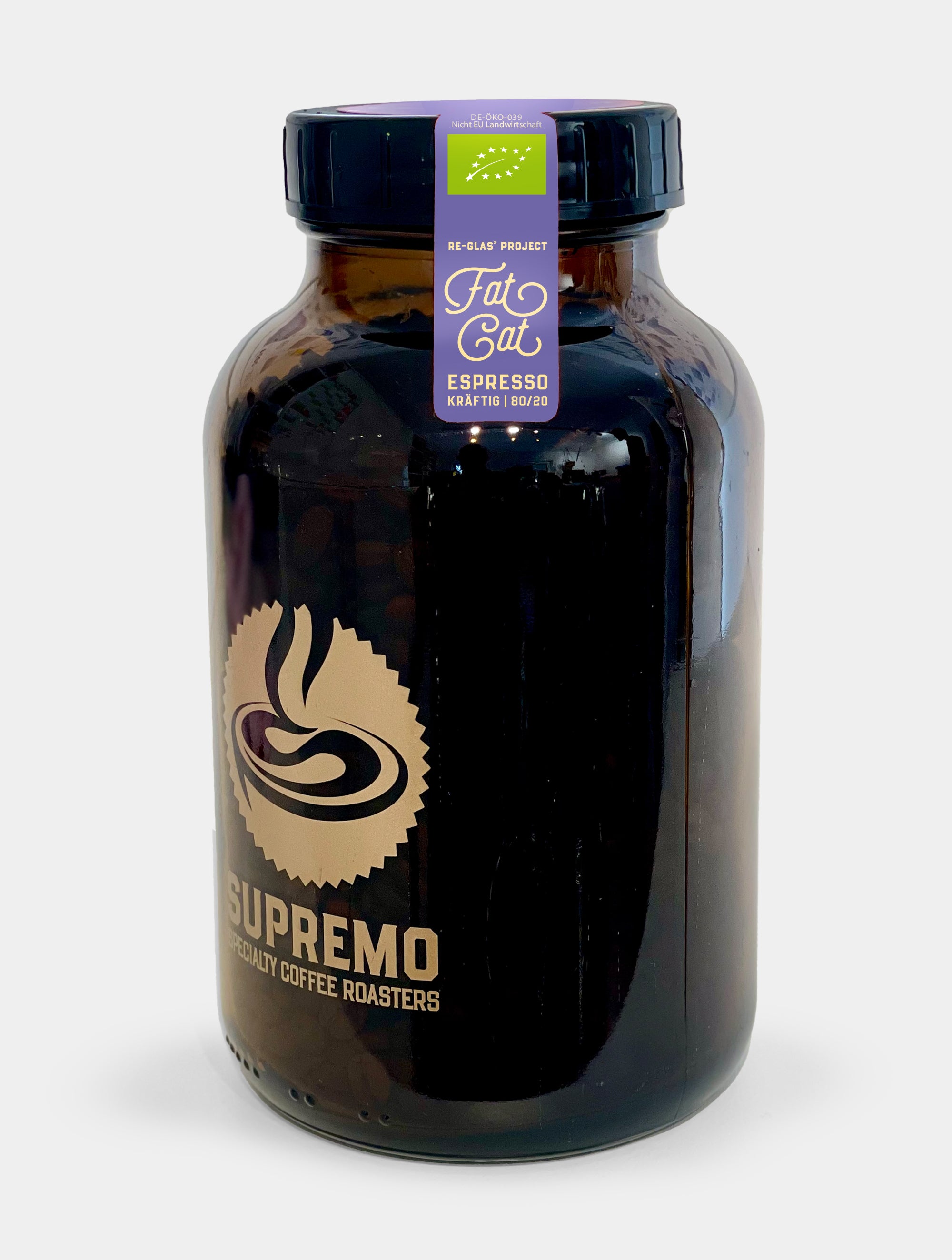 supremo-fat-cat-re-glas-bio-espresso-80-20-arabica-robusta image 2