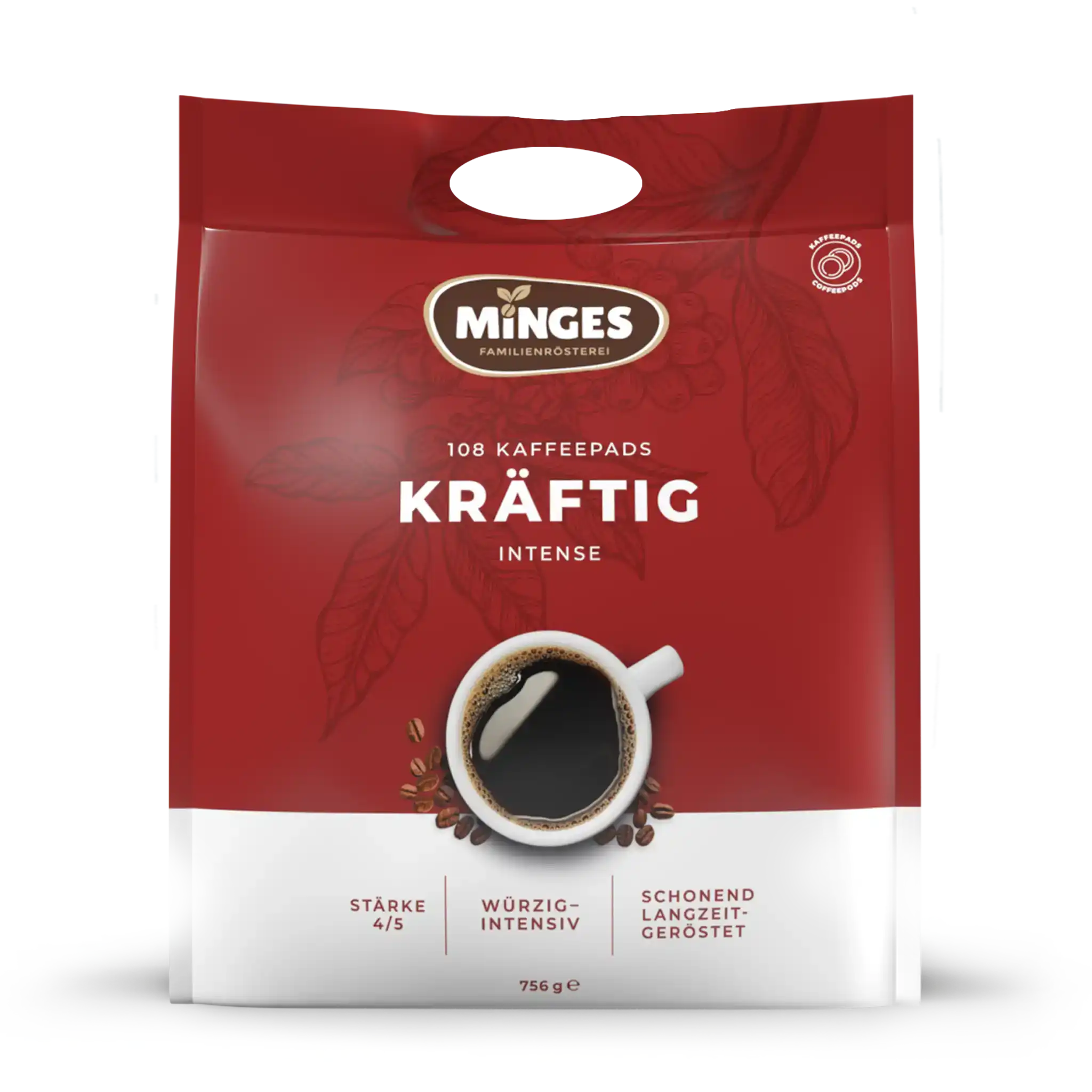 minges-kr-ftig-kaffeepads-108-pads-756-g-megabeutel image 1