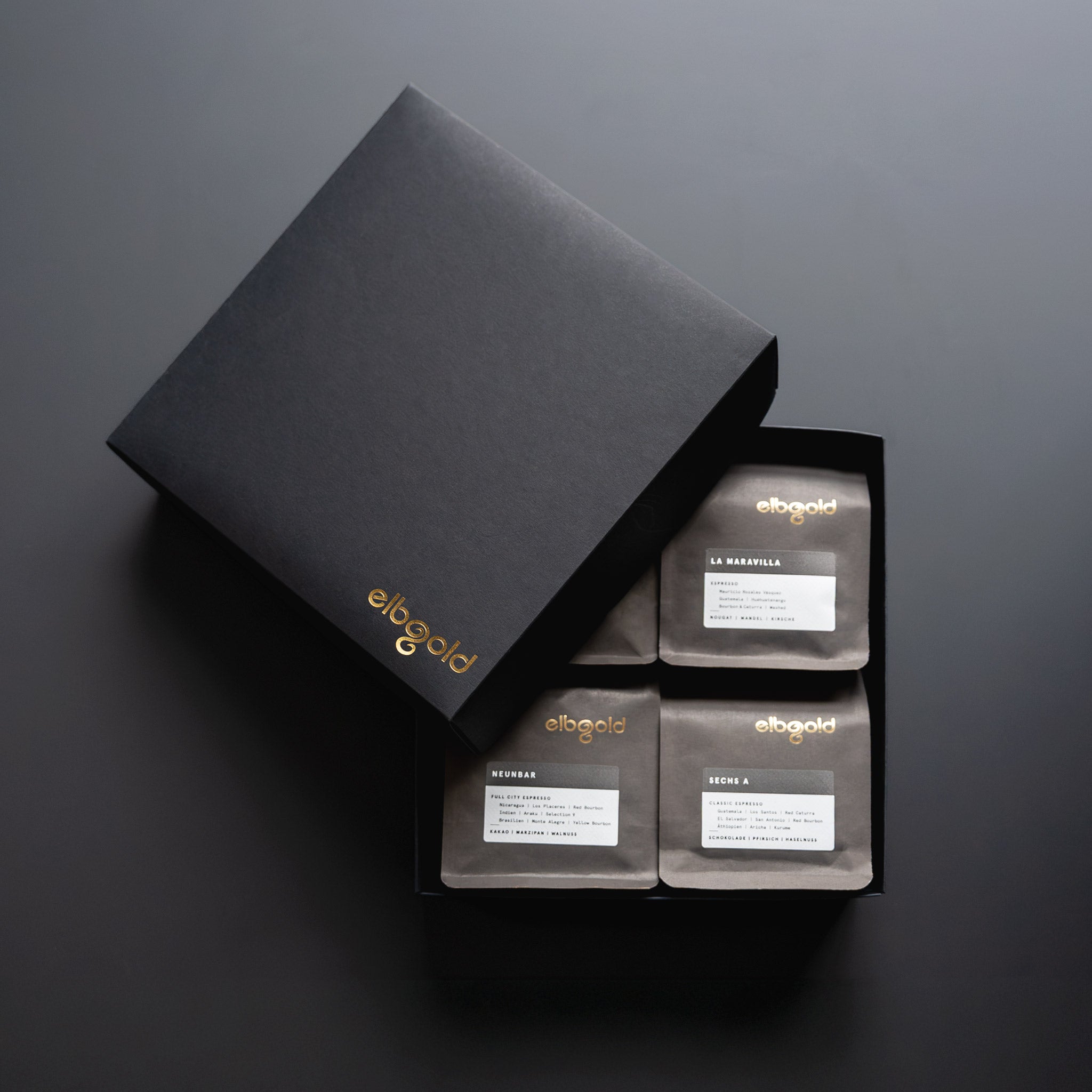 elbgold-geschenkset-espresso-4x-250g-probierset image 2