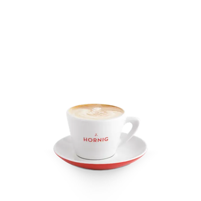 j-hornig-cappuccinotasse-untertasse-rot-180-ml-porzellan image 1