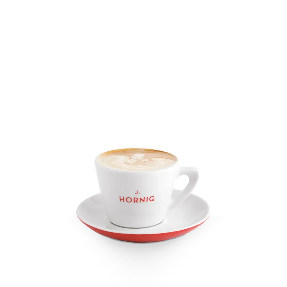 j-hornig-cappuccinotasse-untertasse-rot-180-ml-porzellan image 1