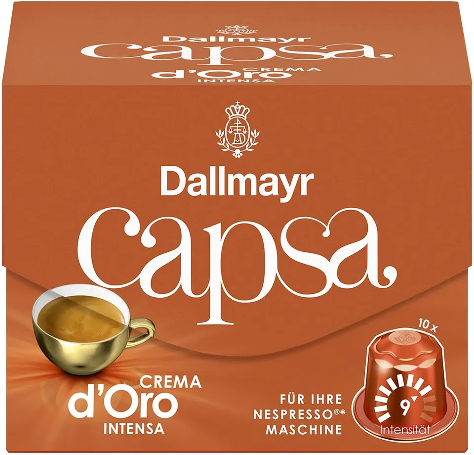 dallmayr-capsa-crema-d-oro-intensa-kaffee-kapseln-medium-roast-10-kapseln image 1
