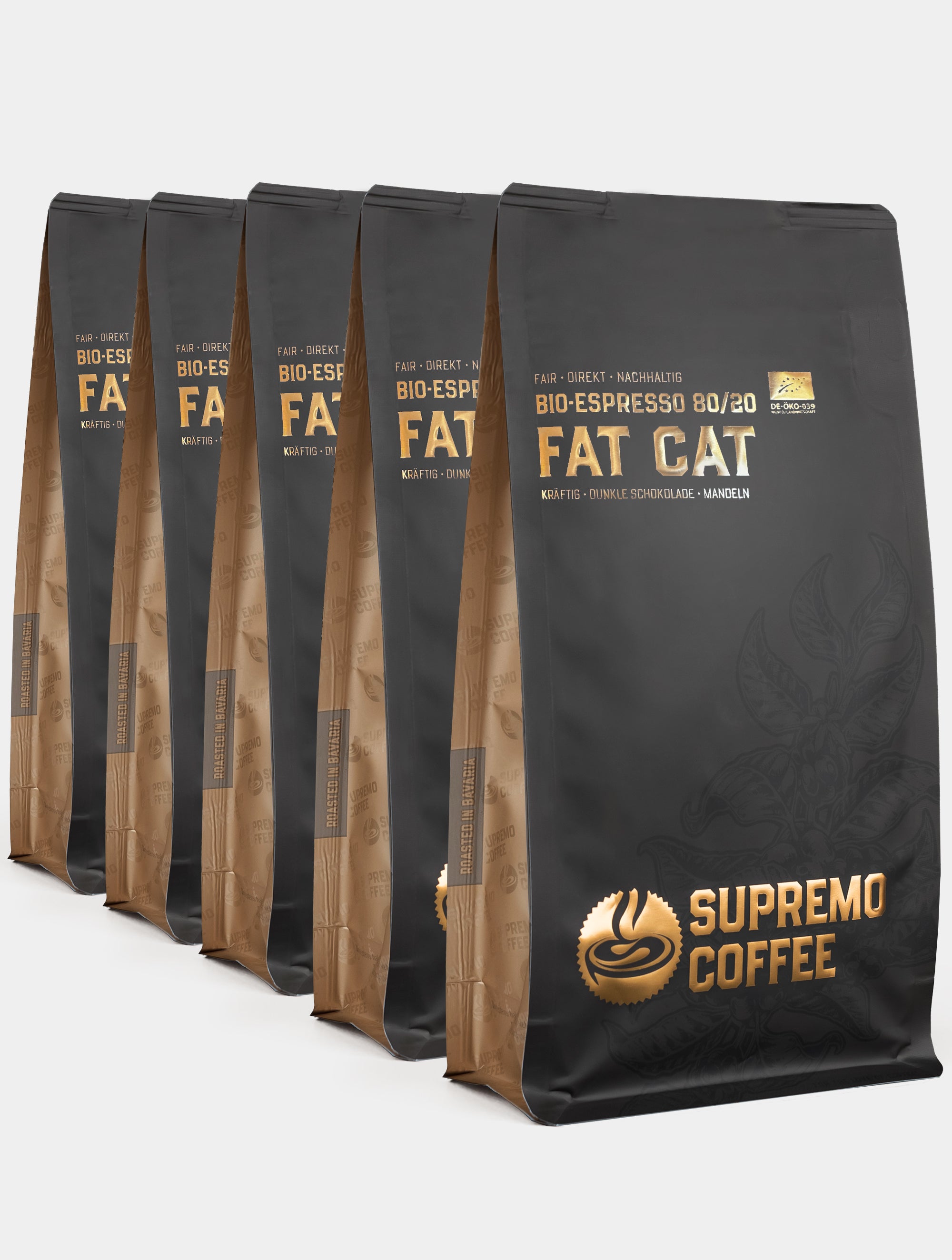 supremo-fat-cat-set-espresso-80-20-arabica-robusta-bio image 1