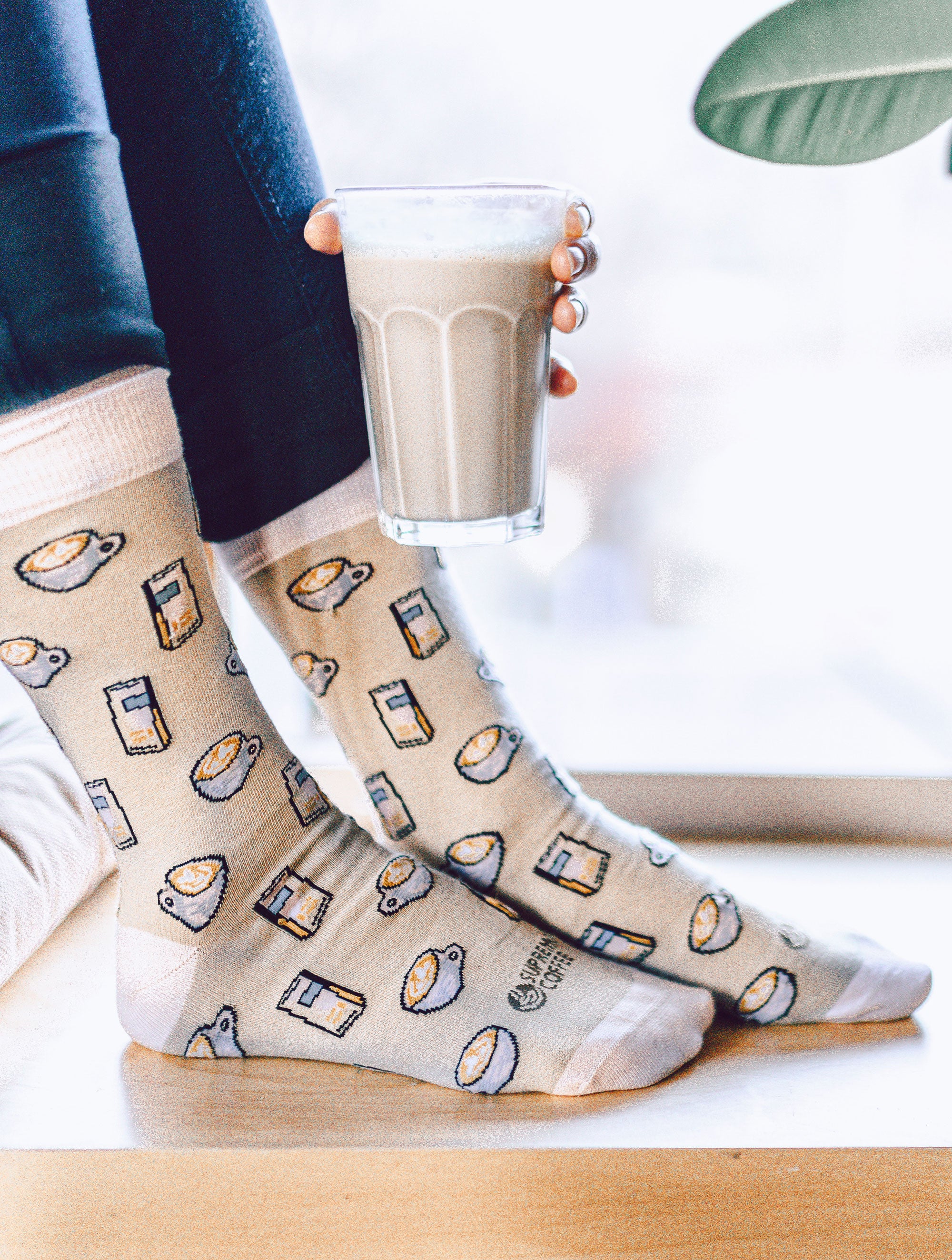 supremo-i-love-supremo-socks-kaffee-socken image 3