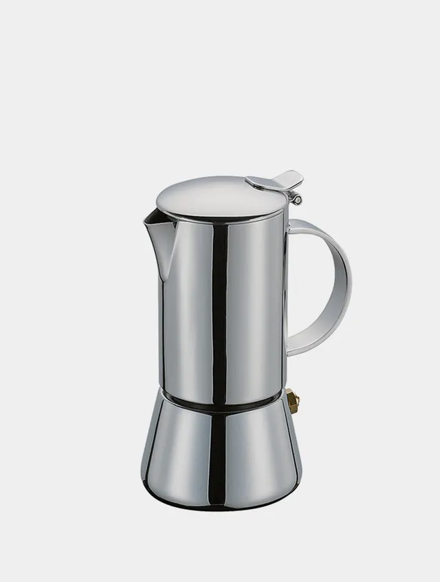 supremo-herdkocher-aida-2-tassen-poliert-espressokocher-aus-edelstahl image 1