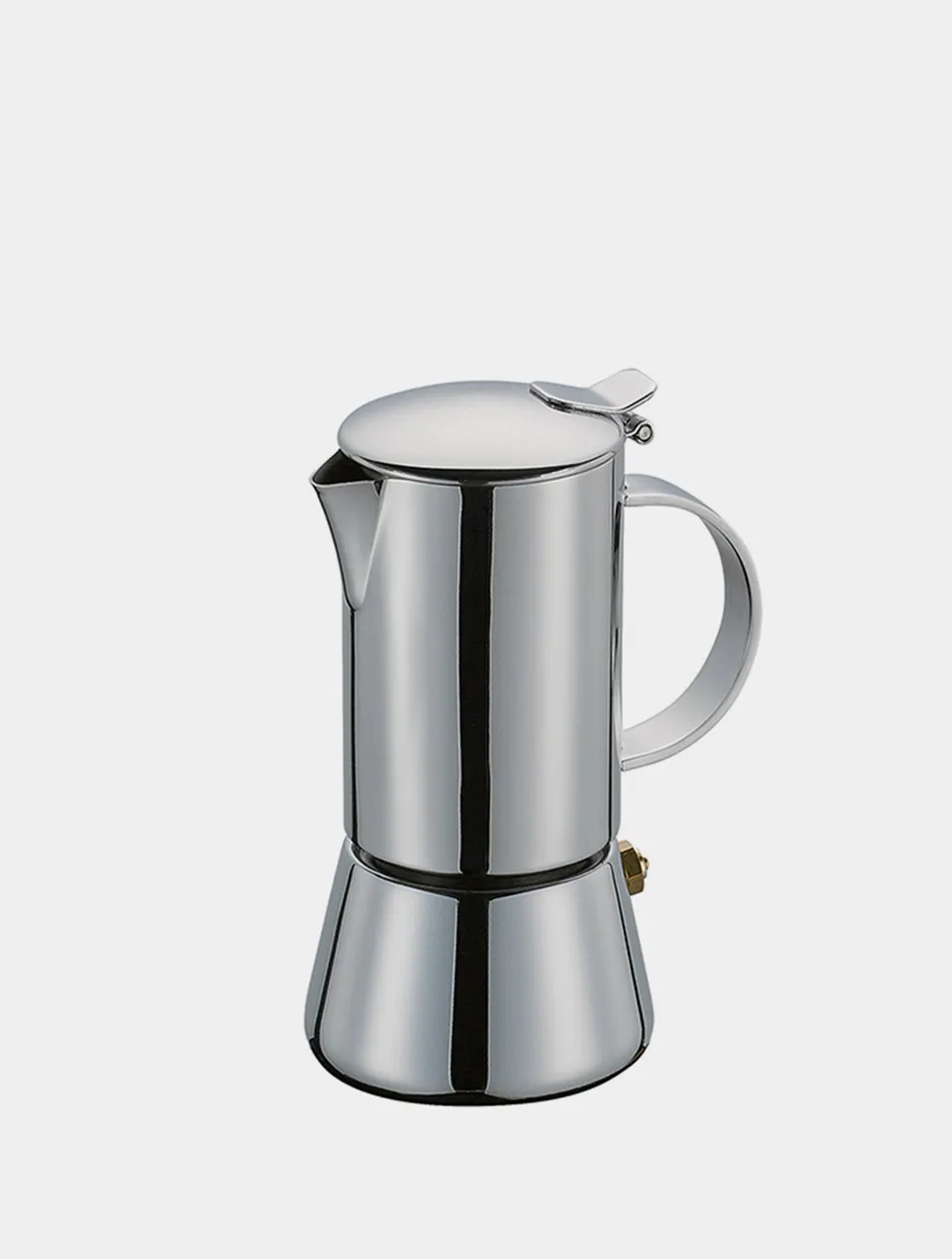 supremo-herdkocher-aida-2-tassen-poliert-espressokocher-aus-edelstahl image 1