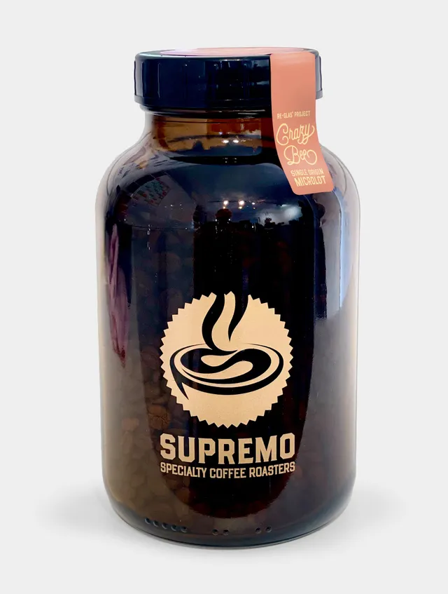 supremo-re-glas-crazy-bee-single-origin-espresso-thiopien-natural image 1
