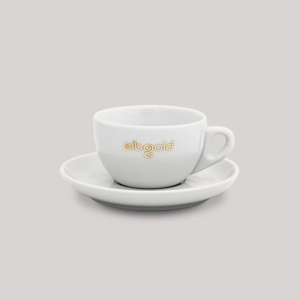 elbgold-tasse-caf-latte-wei-gold-280-ml-mit-untertasse image 1
