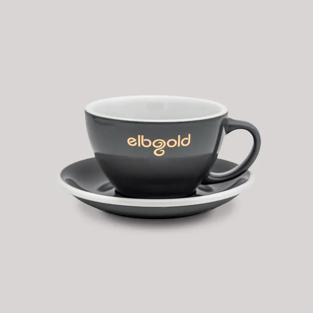 elbgold-tasse-cappuccino-200ml-grau-gold-loveramics-egg-mit-untertasse image 1