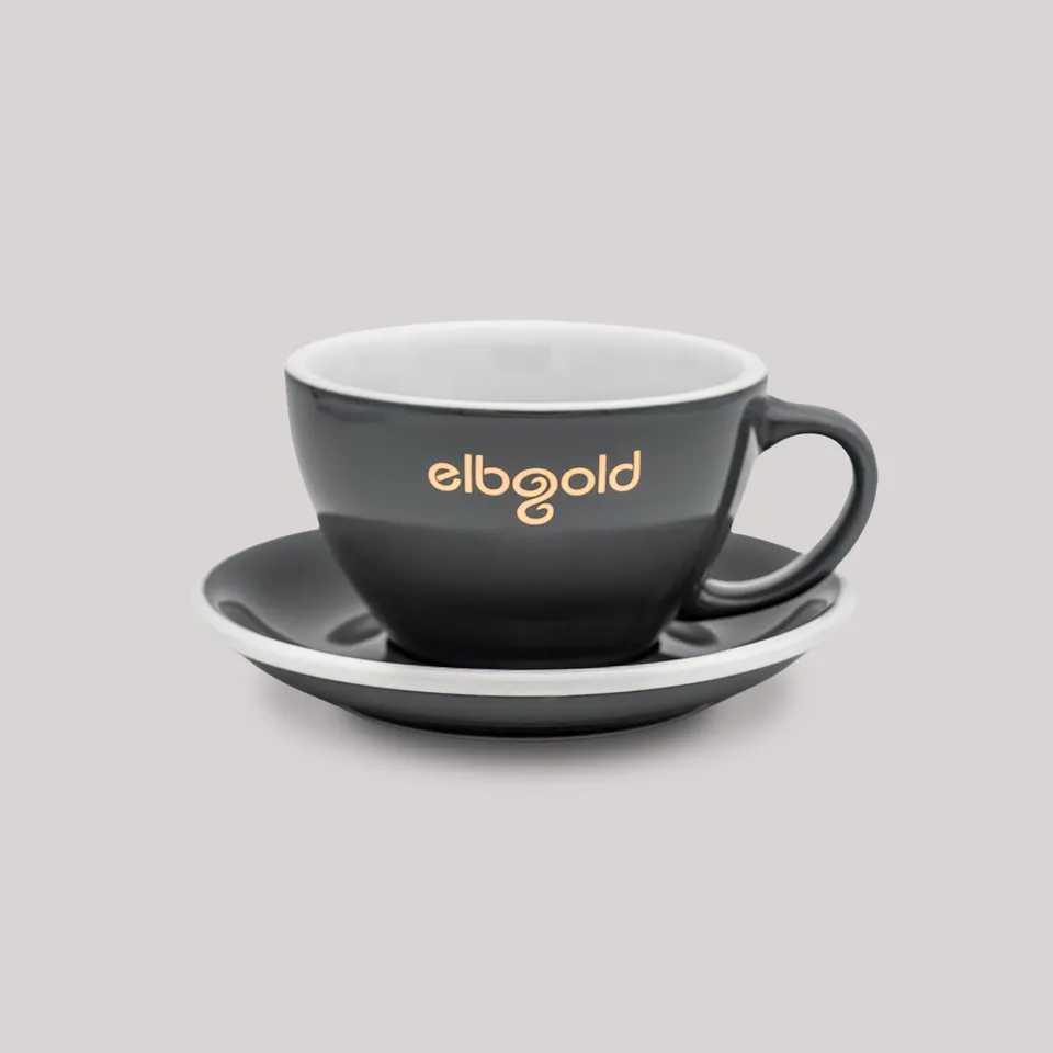 elbgold-tasse-cappuccino-200ml-grau-gold-loveramics-egg-mit-untertasse image 1