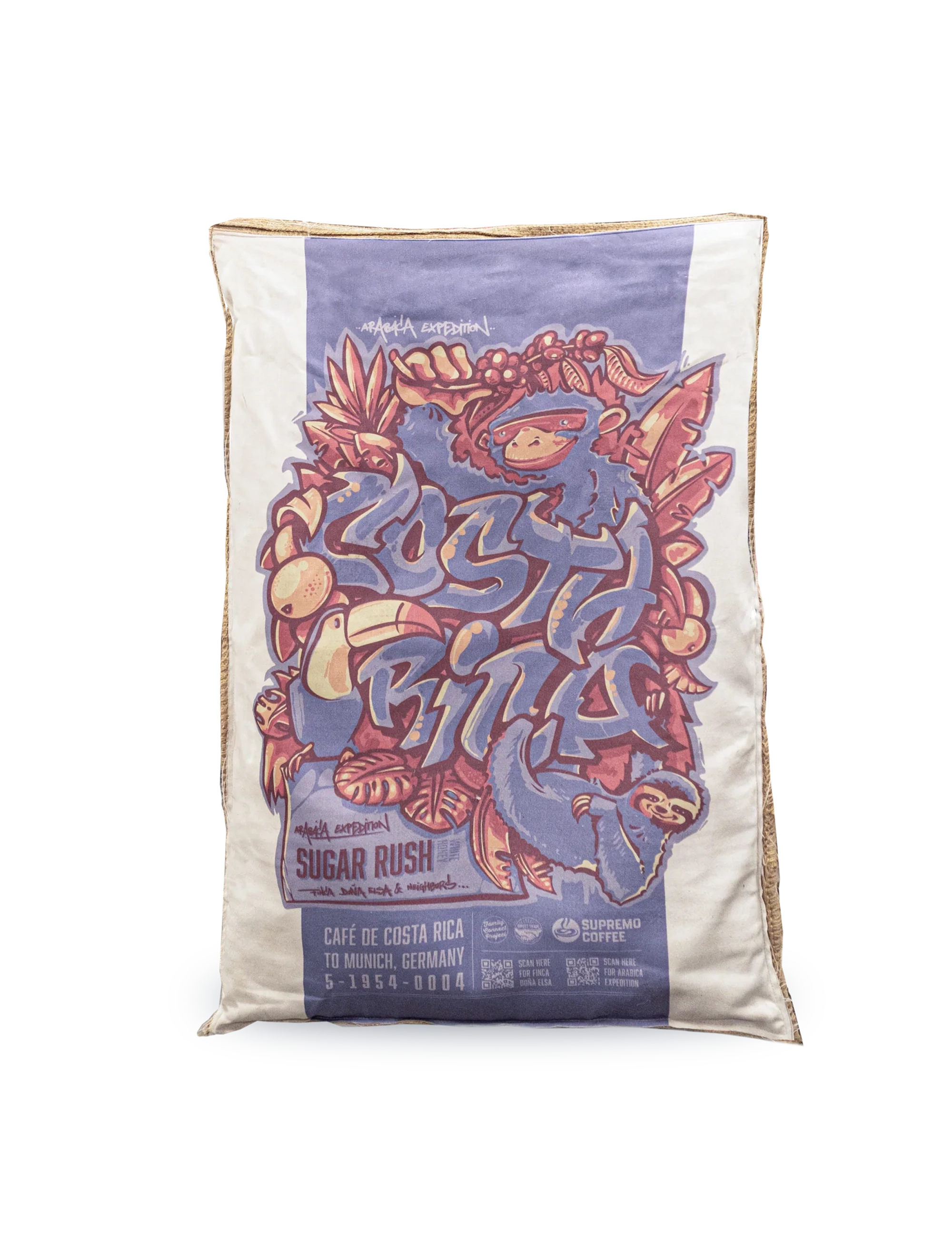 supremo-kaffeesack-arabica-expedition-projekt-costa-rica-deko image 1