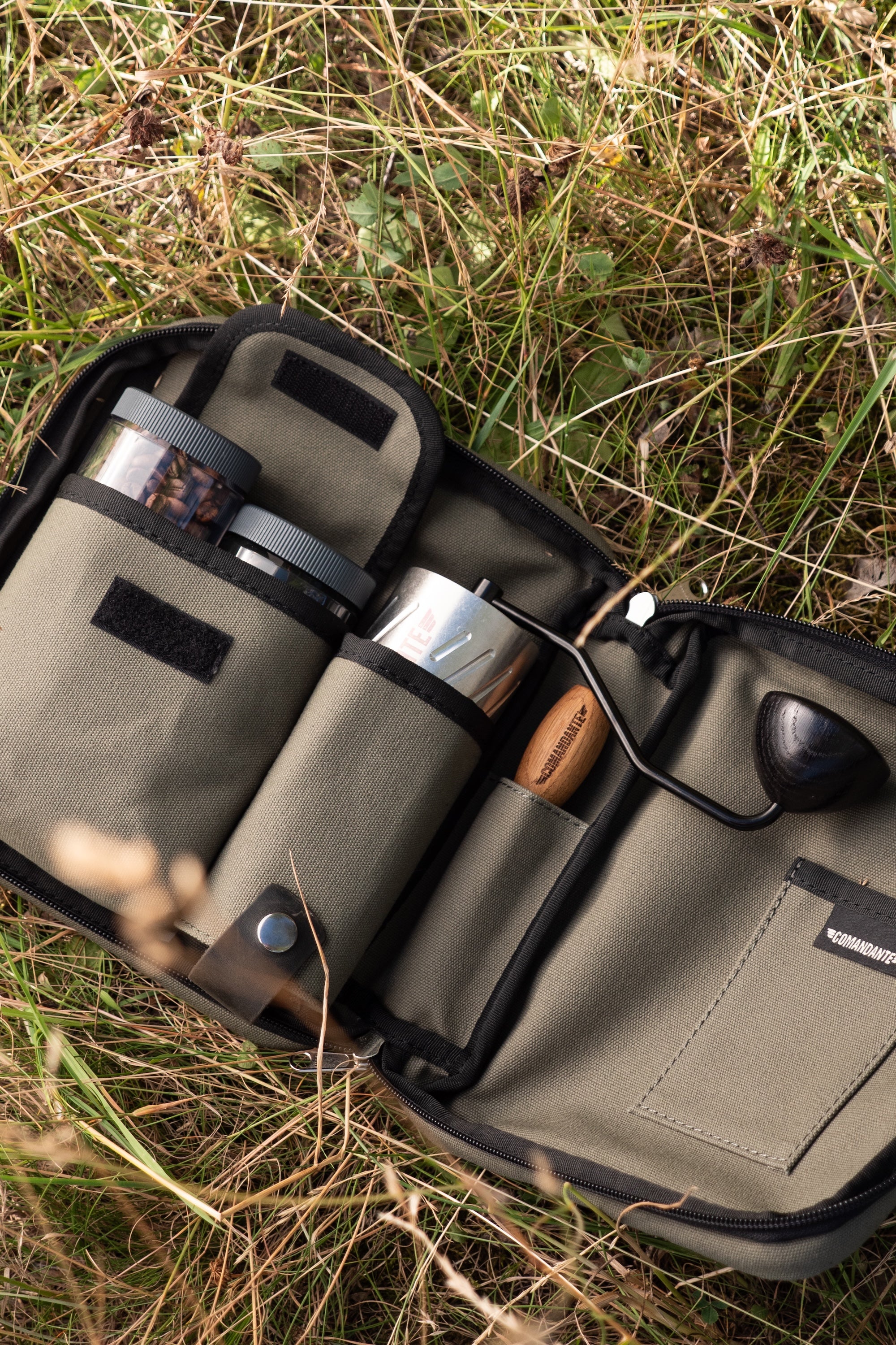 supremo-travel-bag-xl-forest-transporttasche-canvas-leder image 3