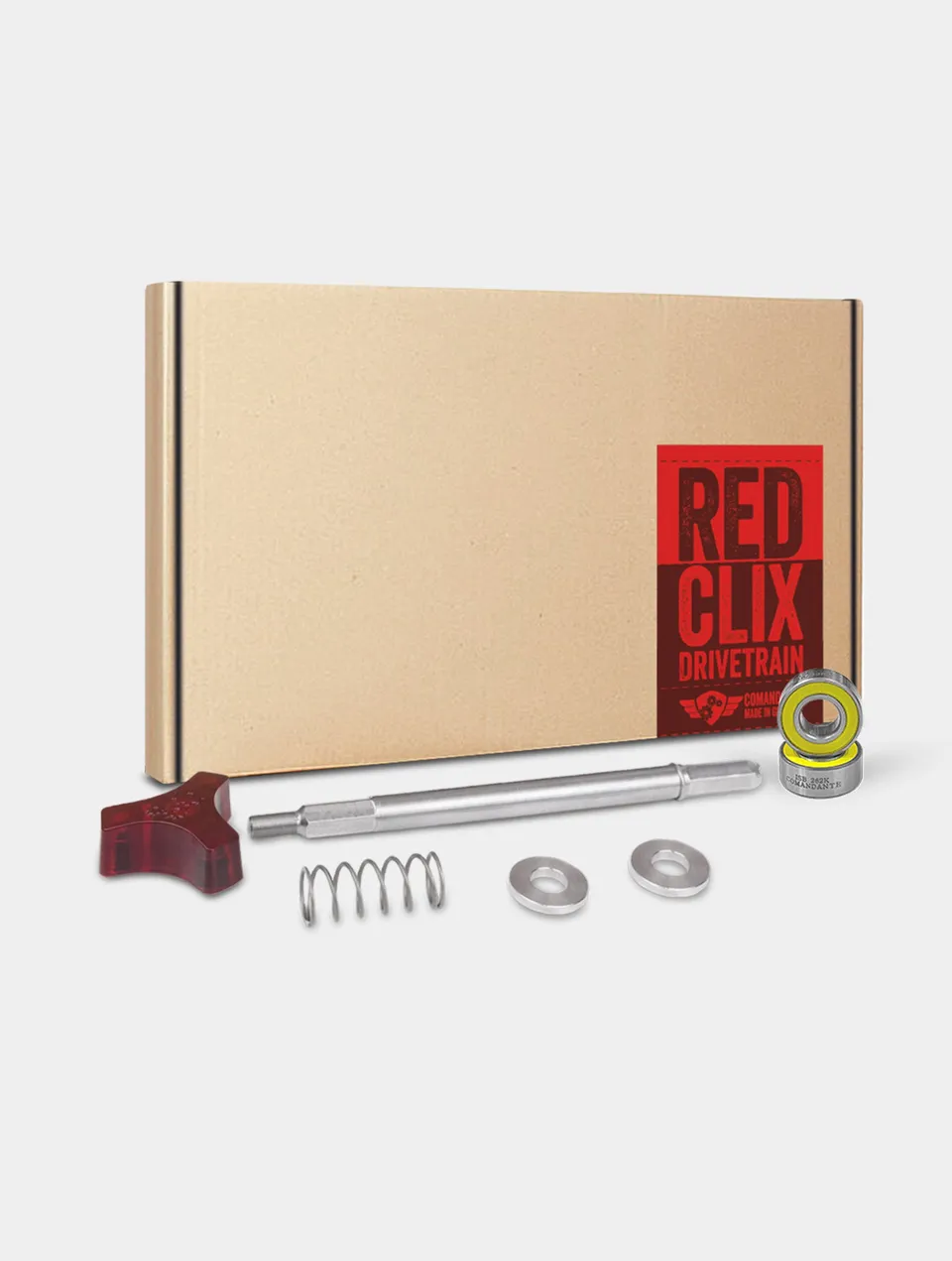 supremo-red-clix-drivetrain-set-comandante-feineinstellung image 1