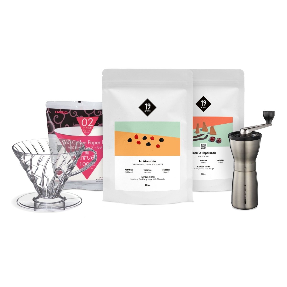 19grams-home-brewer-kaffee-set-mit-hario-v60-waage-und-grinder image 4