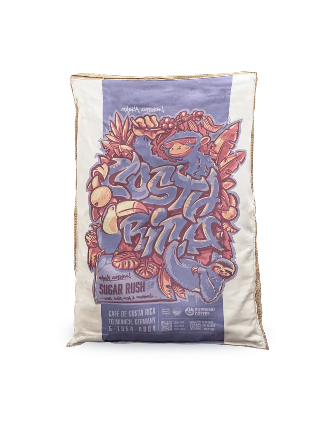 supremo-kaffeesack-arabica-expedition-projekt-costa-rica-deko image 1