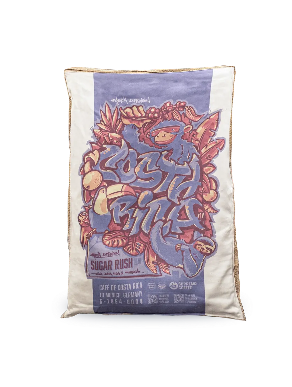supremo-kaffeesack-arabica-expedition-projekt-costa-rica-deko image 1