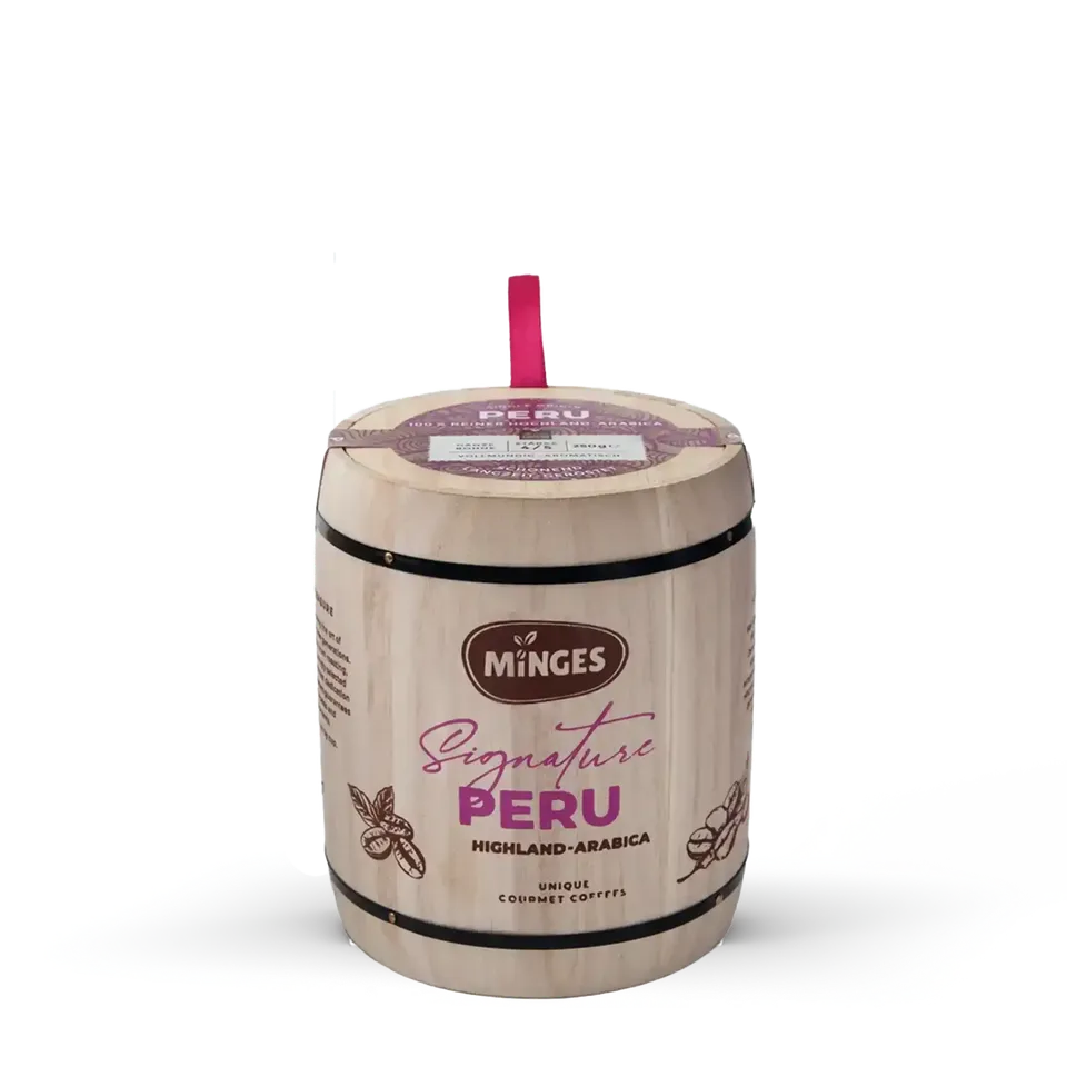 minges-signature-peru-holzfass-ganze-bohne-250-g image 1