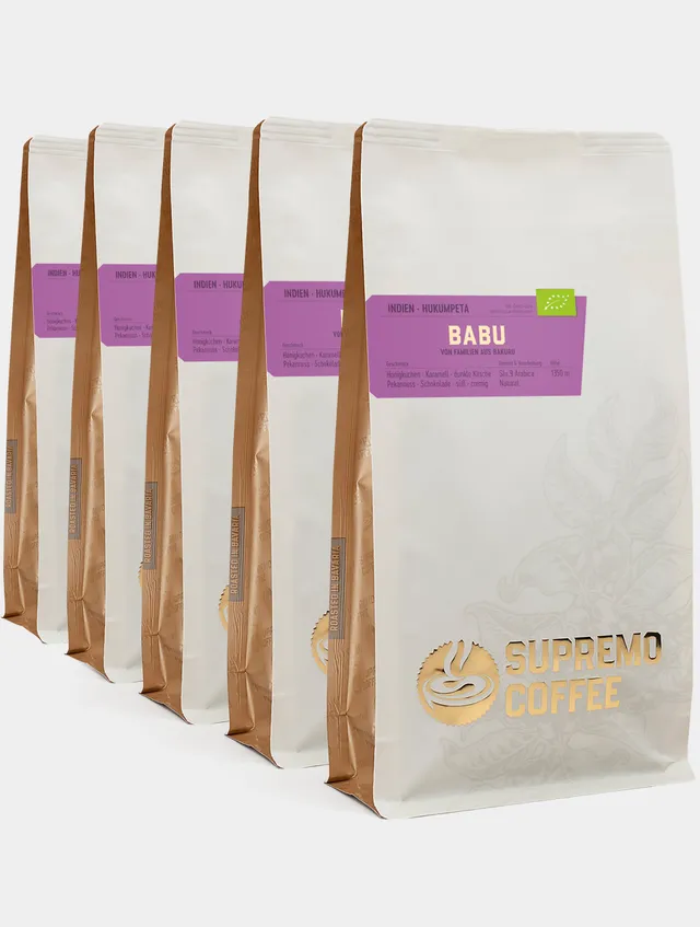 supremo-babu-set-bio-kaffee-set-aus-indien-f-r-filter-aeropress-frenchpress image 1