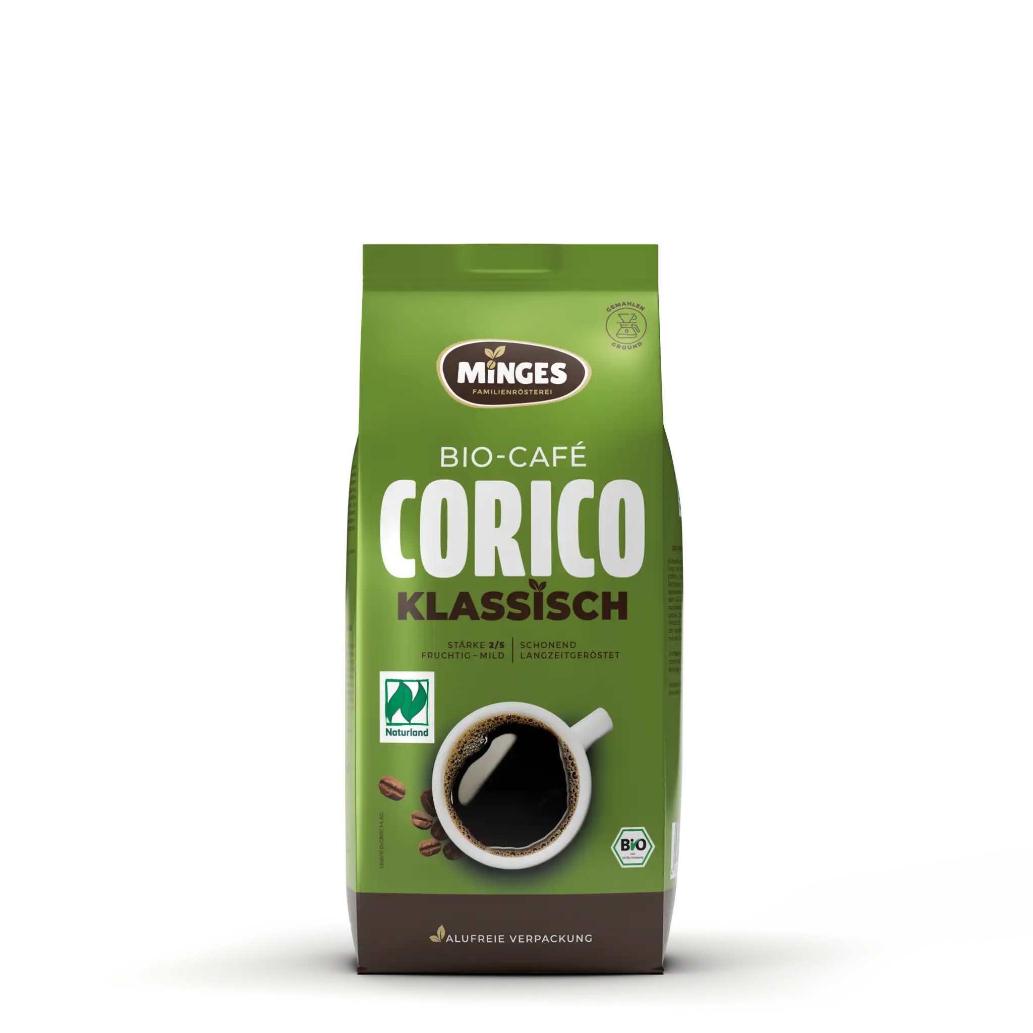 minges-corico-klassisch-bio-naturland-mahlkaffee-500-g image 1