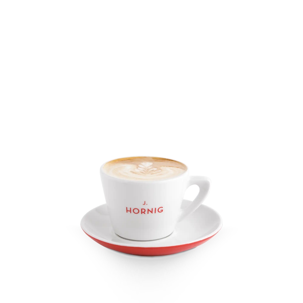 j-hornig-cappuccinotasse-untertasse-rot-180-ml-porzellan image 1