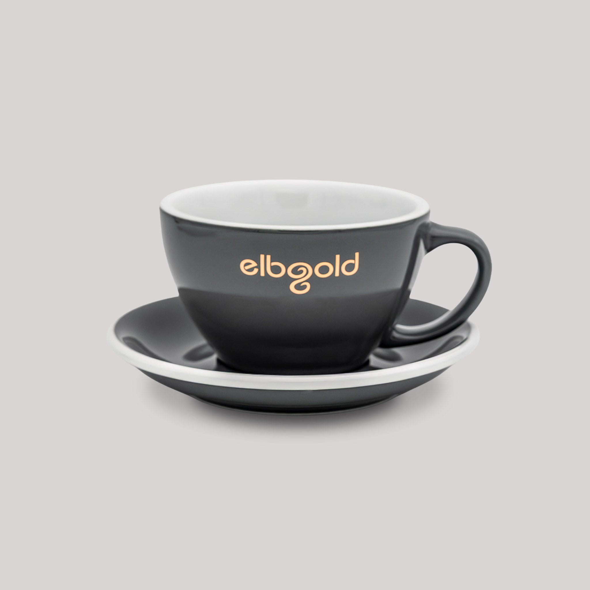 elbgold-tasse-cappuccino-200ml-grau-gold-loveramics-egg-mit-untertasse image 1