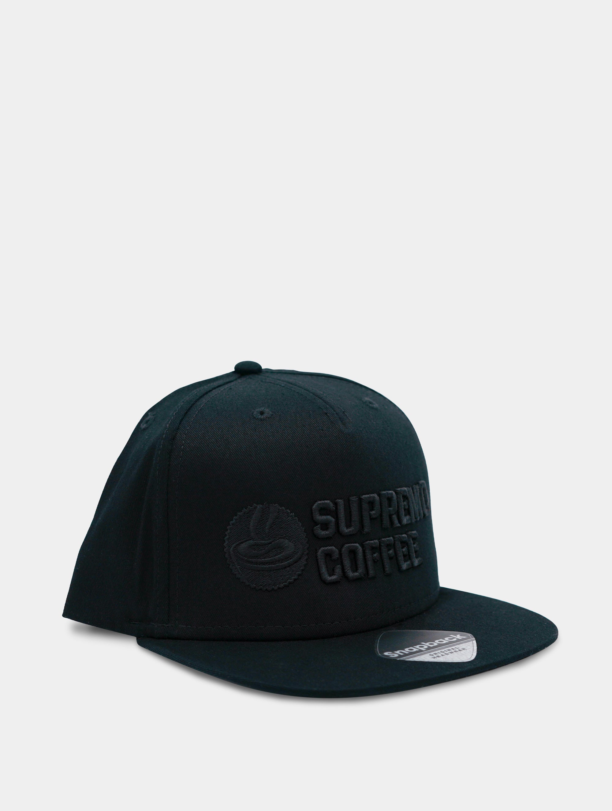 supremo-cap-black-basecap-retro-mit-snap-back-verschluss image 2