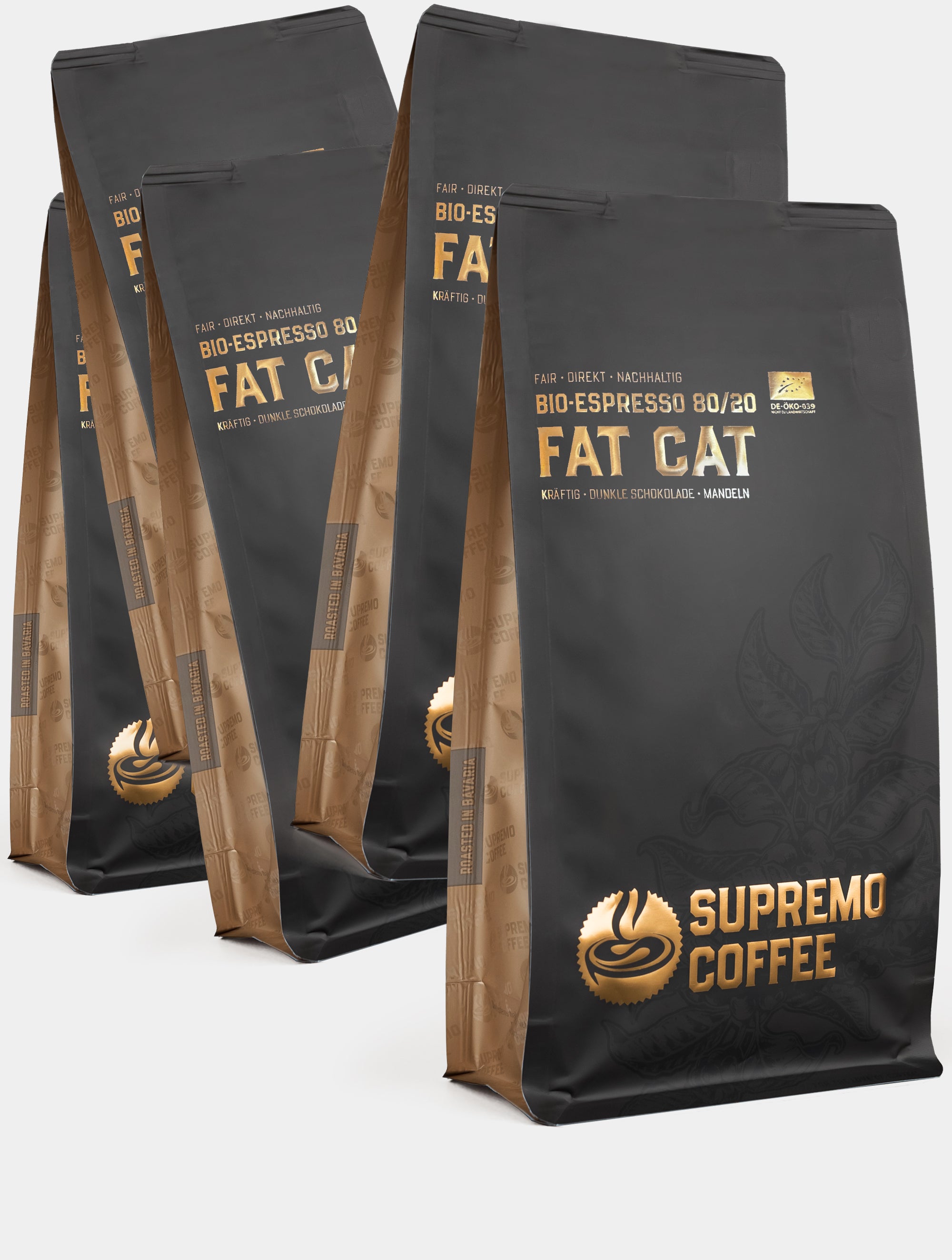 supremo-fat-cat-set-espresso-80-20-arabica-robusta-bio image 2
