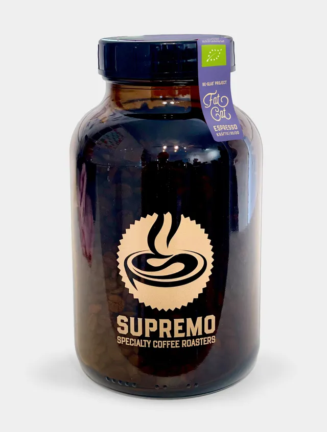 supremo-fat-cat-re-glas-bio-espresso-80-20-arabica-robusta image 1