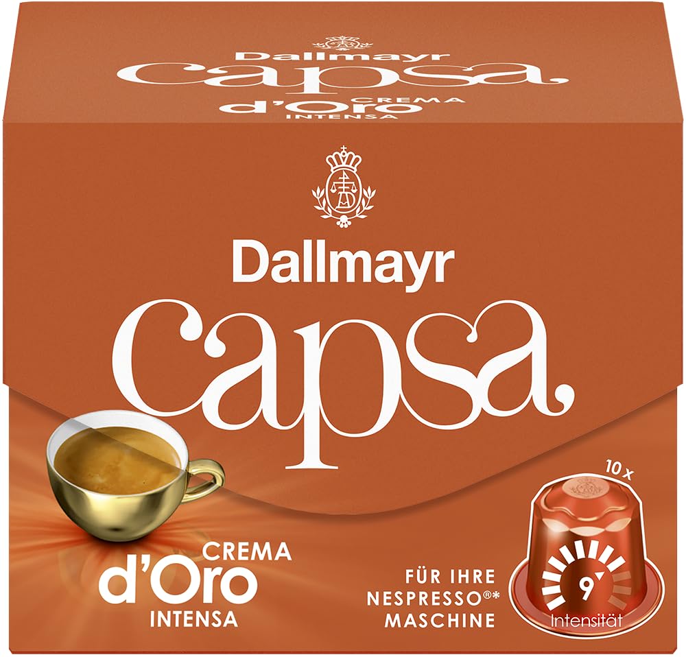 dallmayr-capsa-crema-d-oro-intensa-kaffee-kapseln-medium-roast-10-kapseln image 1