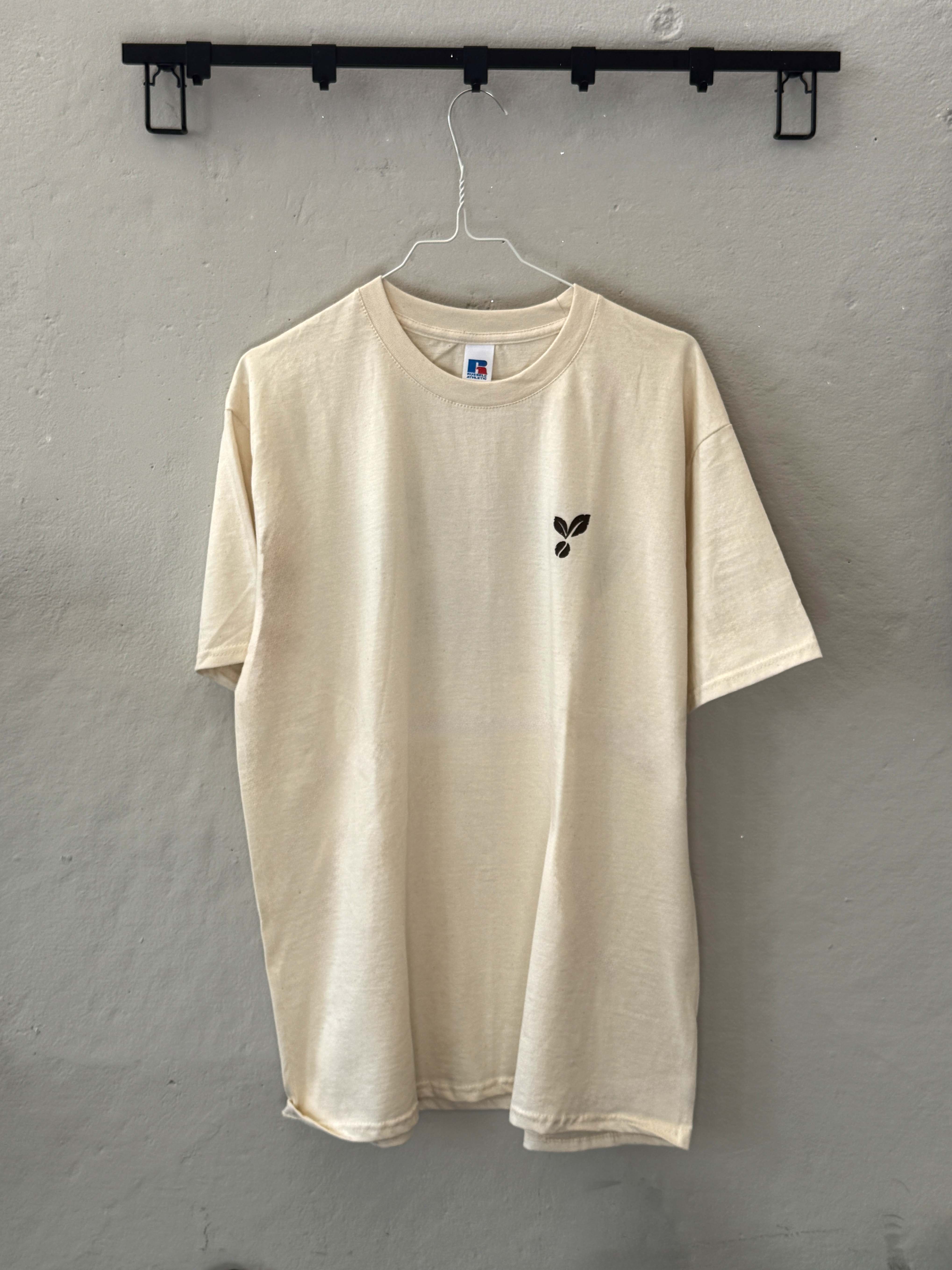 minges-roasters-club-t-shirt-creme-unisex-100-baumwolle image 2