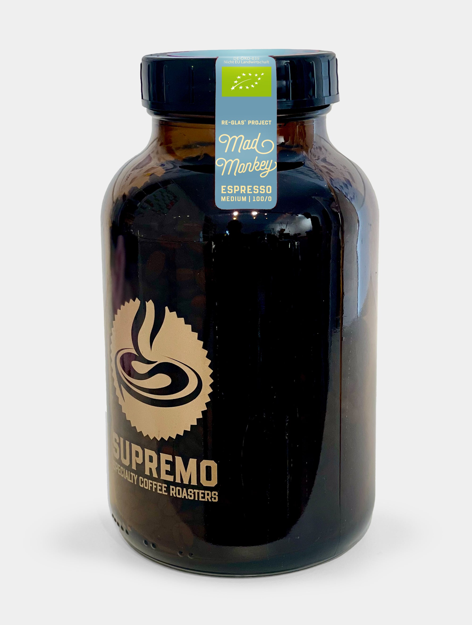 supremo-re-glas-mad-monkey-espresso-100-arabica-bio image 2