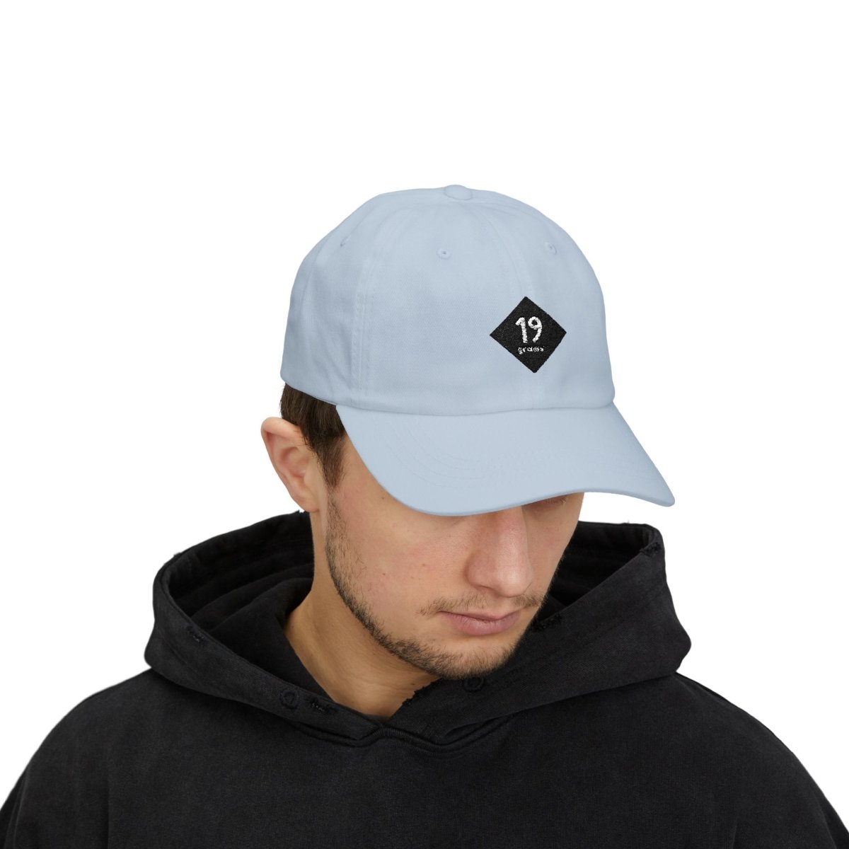 19grams-logo-dad-cap-classic-cap-in-hellblau-pink-oder-wei image 2