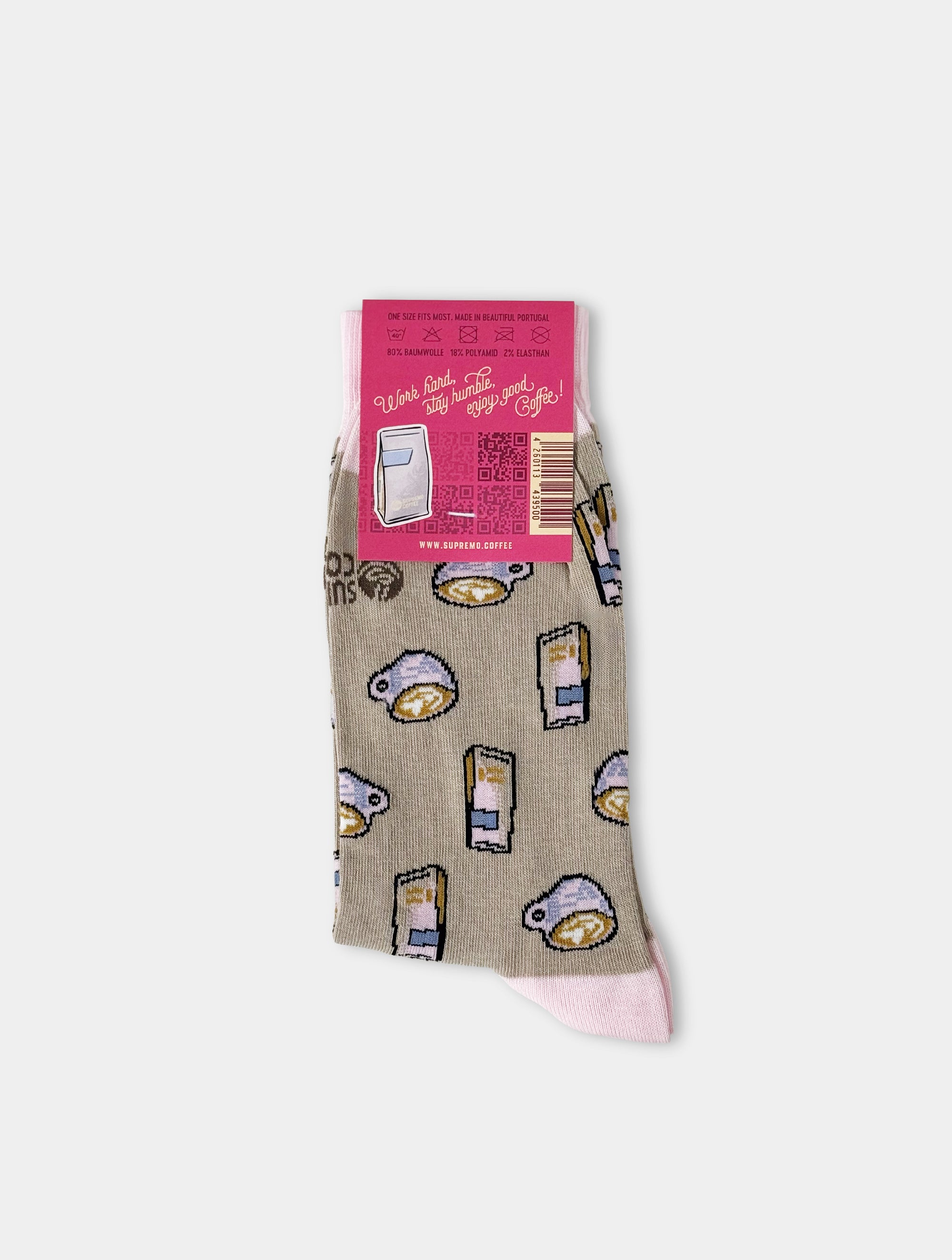 supremo-i-love-supremo-socks-kaffee-socken image 2