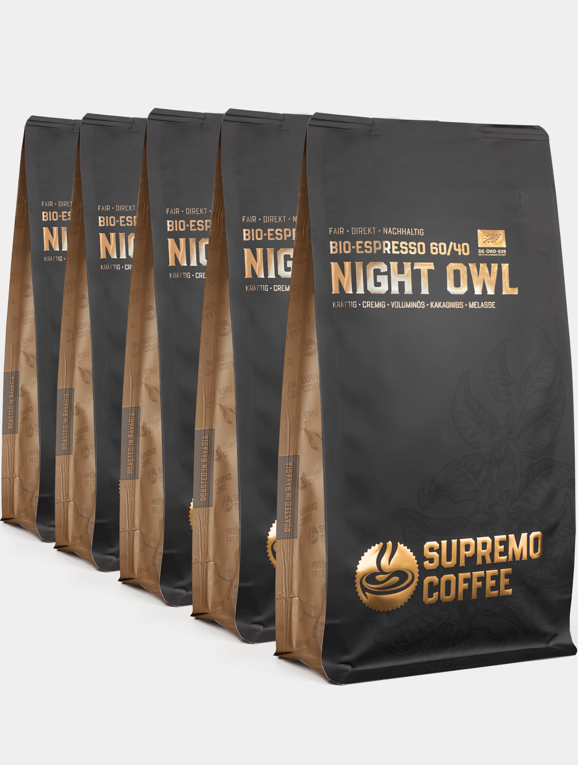 supremo-night-owl-set-espresso-60-40-arabica-robusta-bio image 1