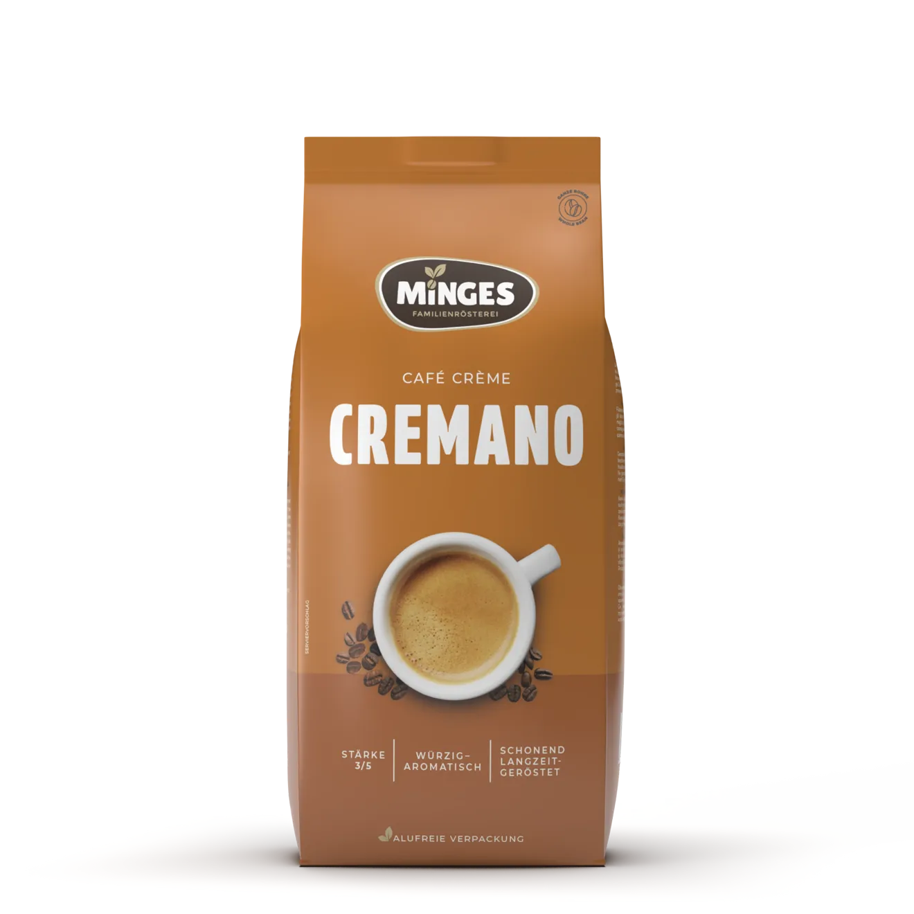minges-caf-cremano-ganze-bohne-1000-g image 1