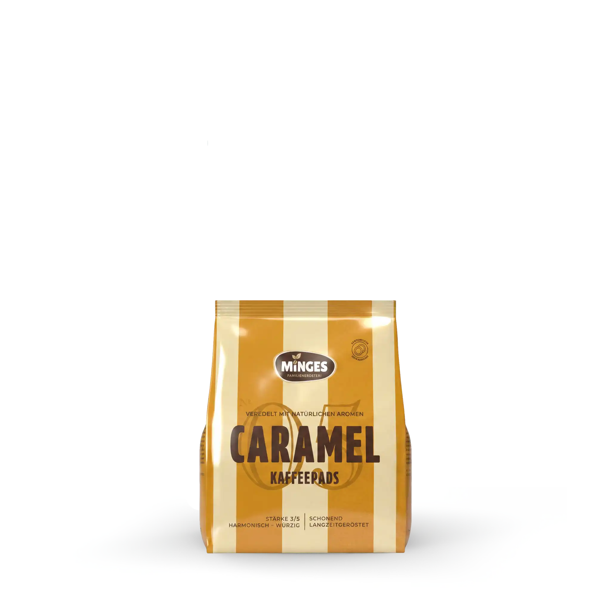 minges-caf-aroma-caramel-kaffeepads-18-pads-126-g image 1