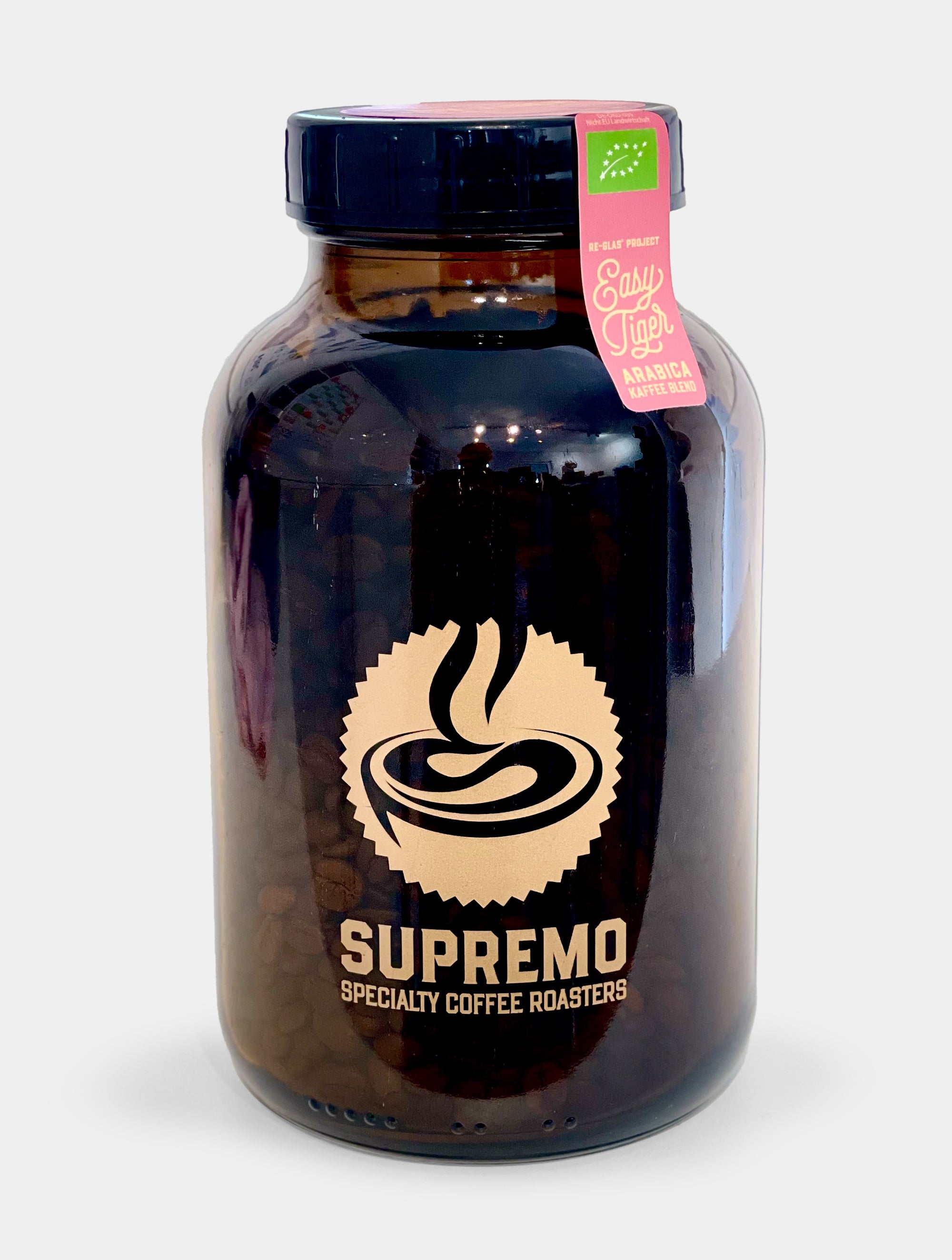 supremo-easy-tiger-re-glas-kaffee-blend-bio-100-arabica image 1